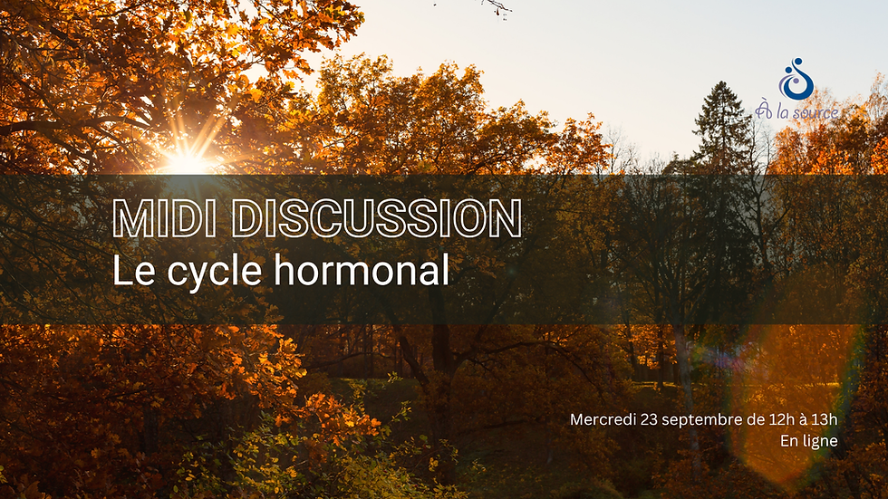 Midi discussion, le cycle hormonal