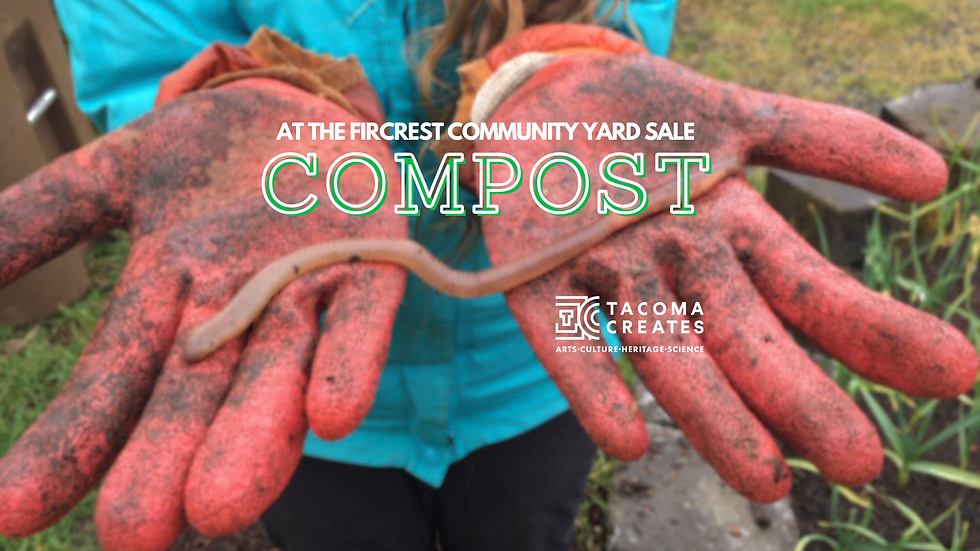 Compost! A family event at the Fircrest Community Yard Sale