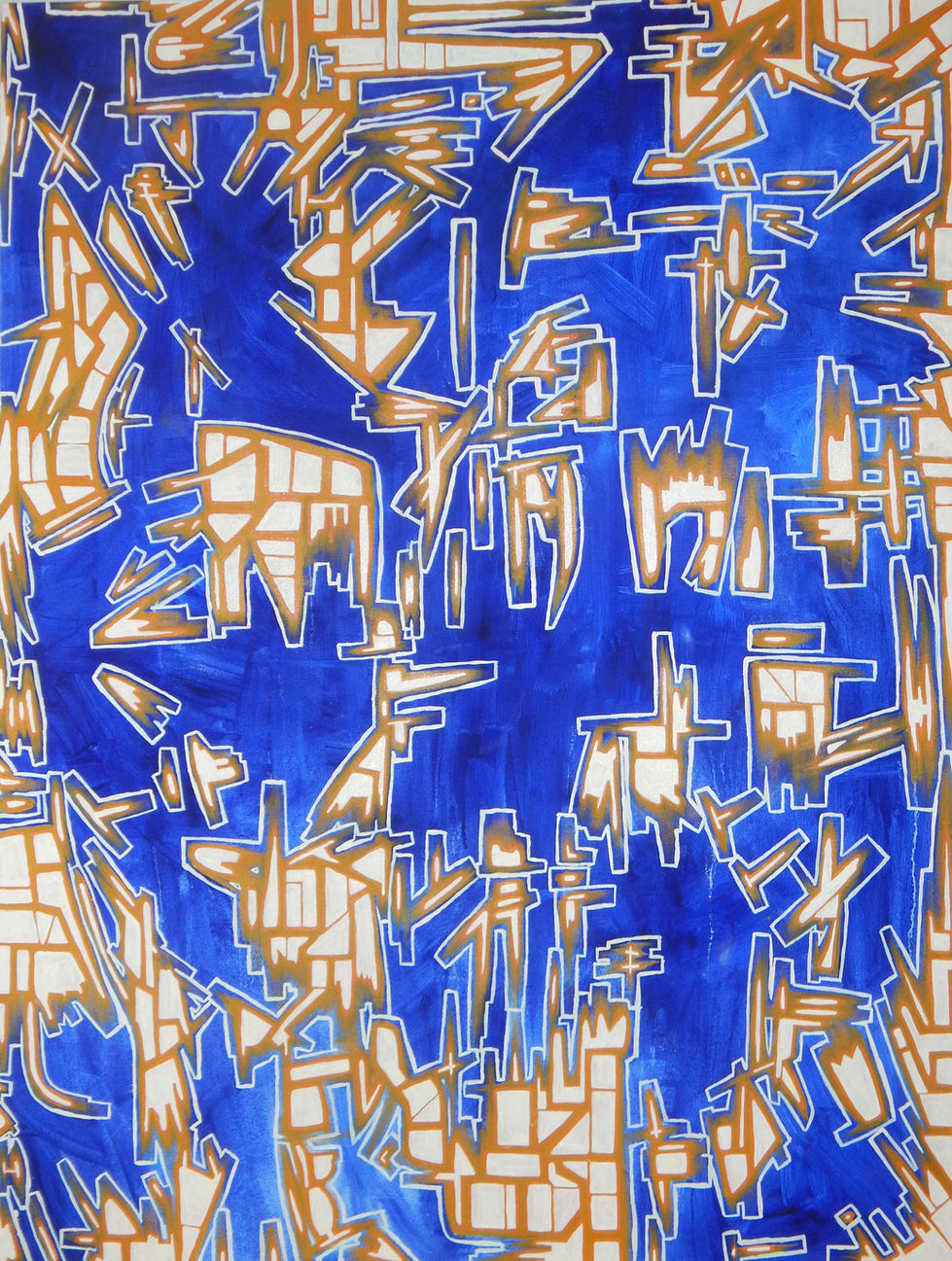 Grandma Saw Elephants
Oil on Canvas