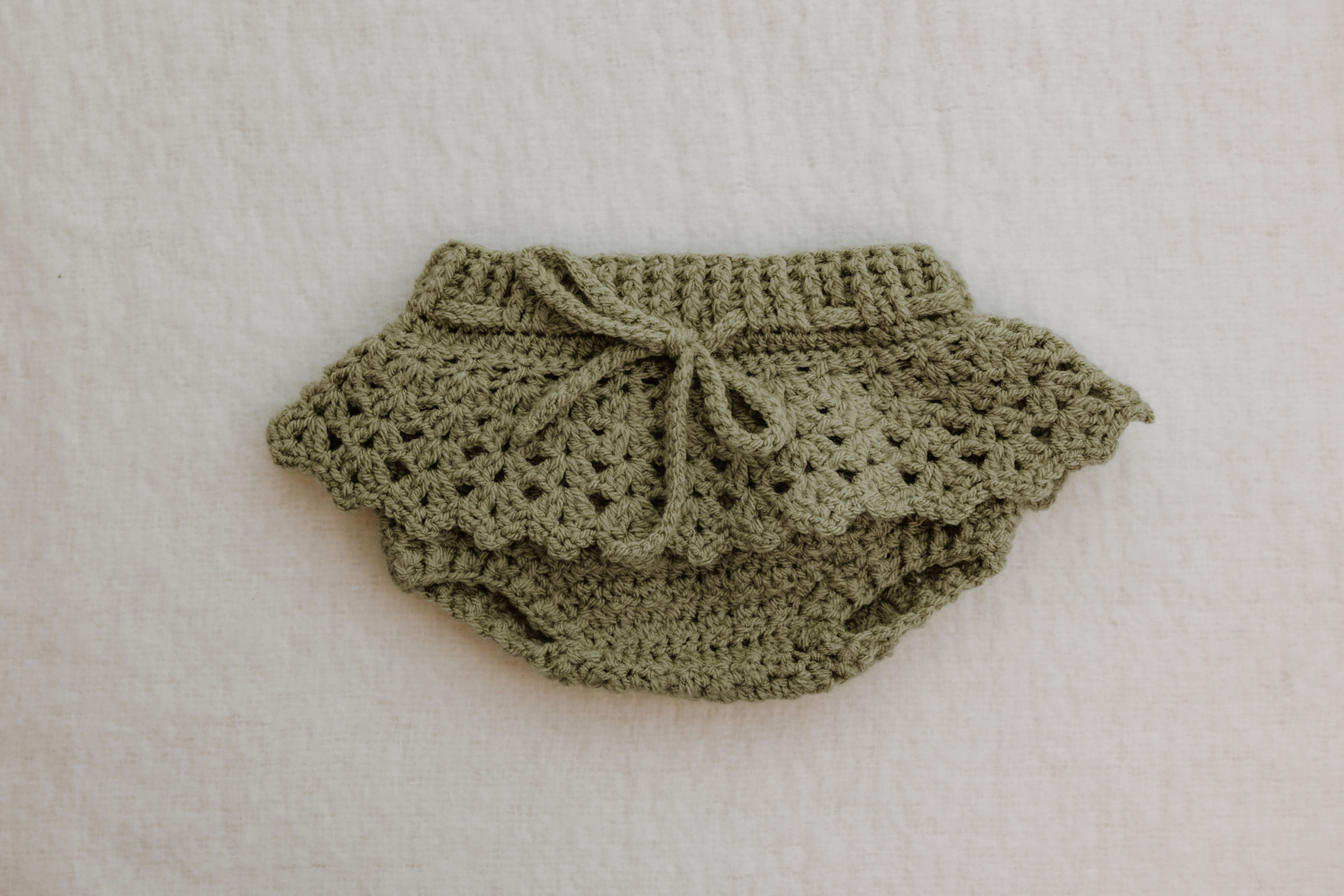 Khaki Crochet Bloomers