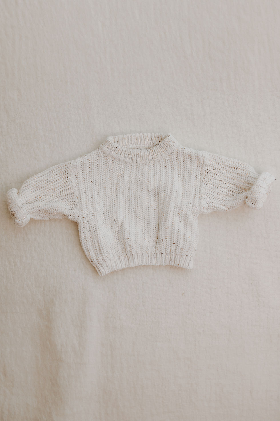 Thumbnail: Cream Knit Speckled Jumper