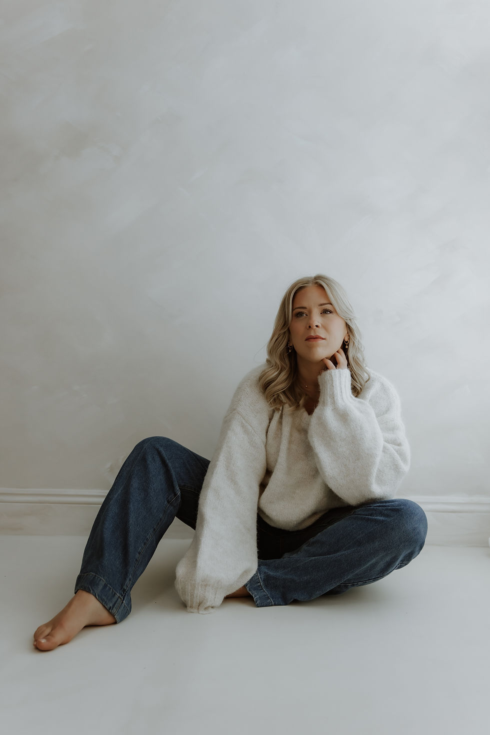 Thumbnail: Classic Cream Knit Jumper