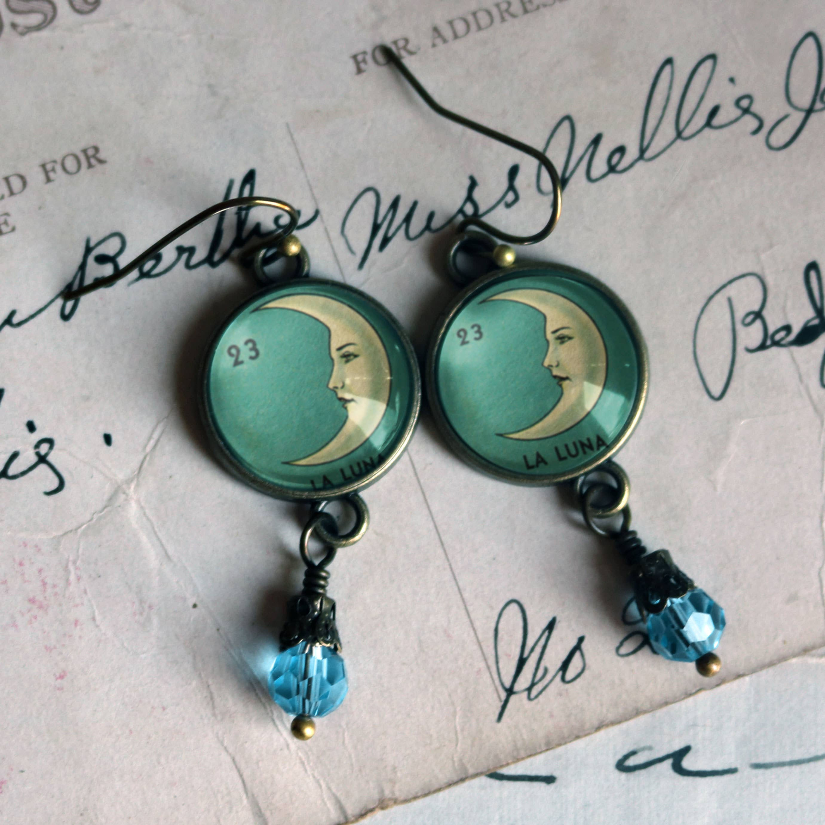 Earring: Loteria La Luna Crescent Moon