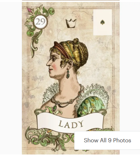 The Lady card from the Old Style Lenormand