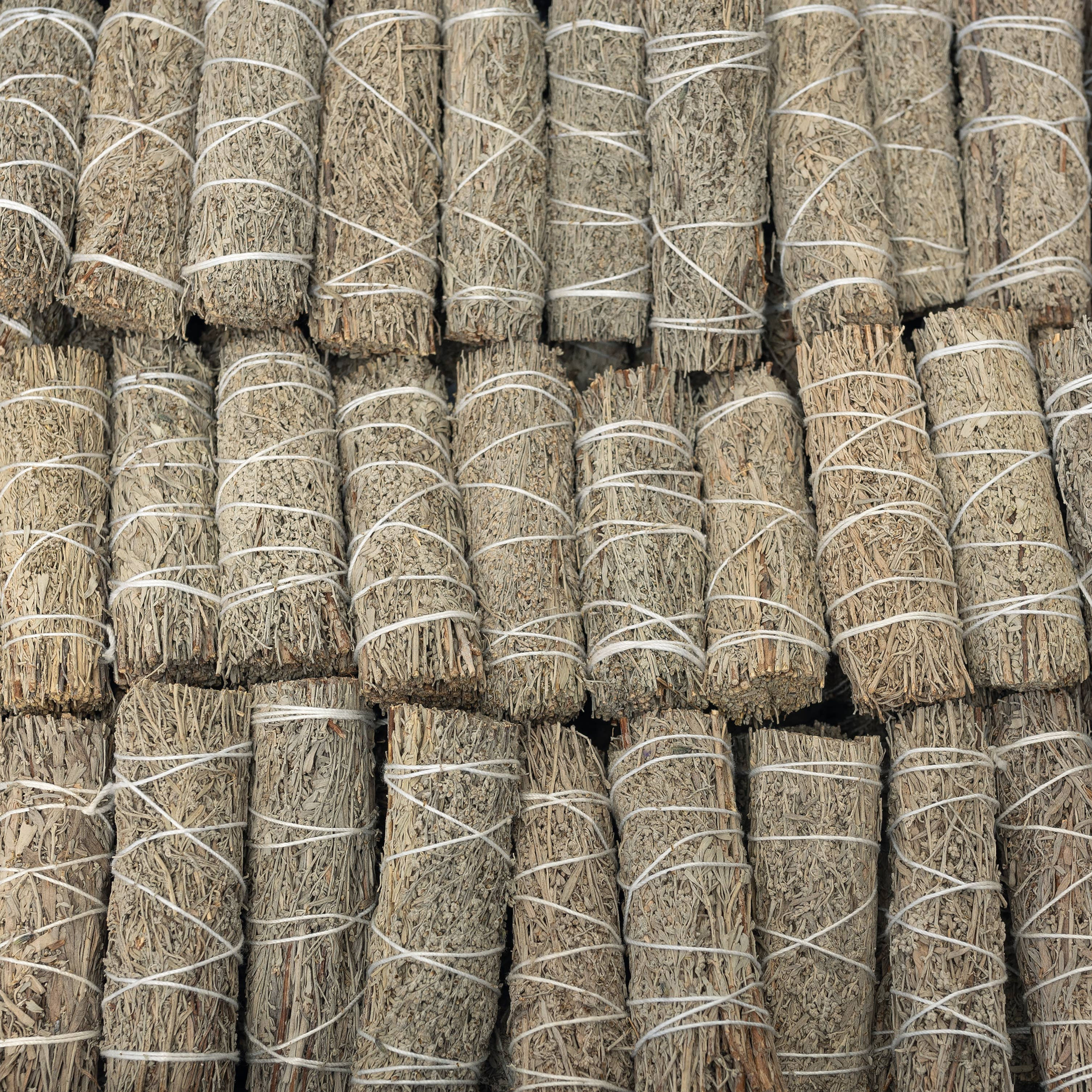Blue sage smudge bundles, dried