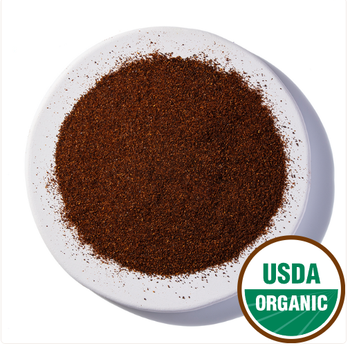 Ancho chili powder using as seasoning in Mexican food.