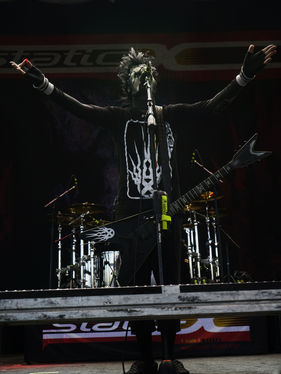 Vocalist/Guitarist Xero of Static-X on the Freaks on Parade Tour @ Hollywood Casino Ampitheater Chicago 08|05|22