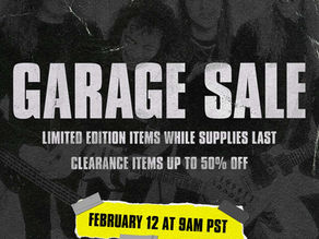 🚨 The Annual Metallica Garage Sale Returns Monday!