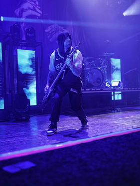 Ryan "Tuck" O'Leary of Fit For A King on The Hell We Create US Tour in Chicago, IL @ The House of Blues 02/26/23