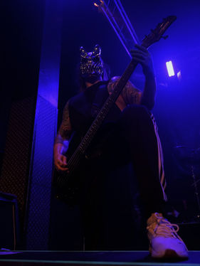 Bassist Mikhail "Mike" Petrov of Slaughter To Prevail @ The Forge in Joliet, IL 04|24|23