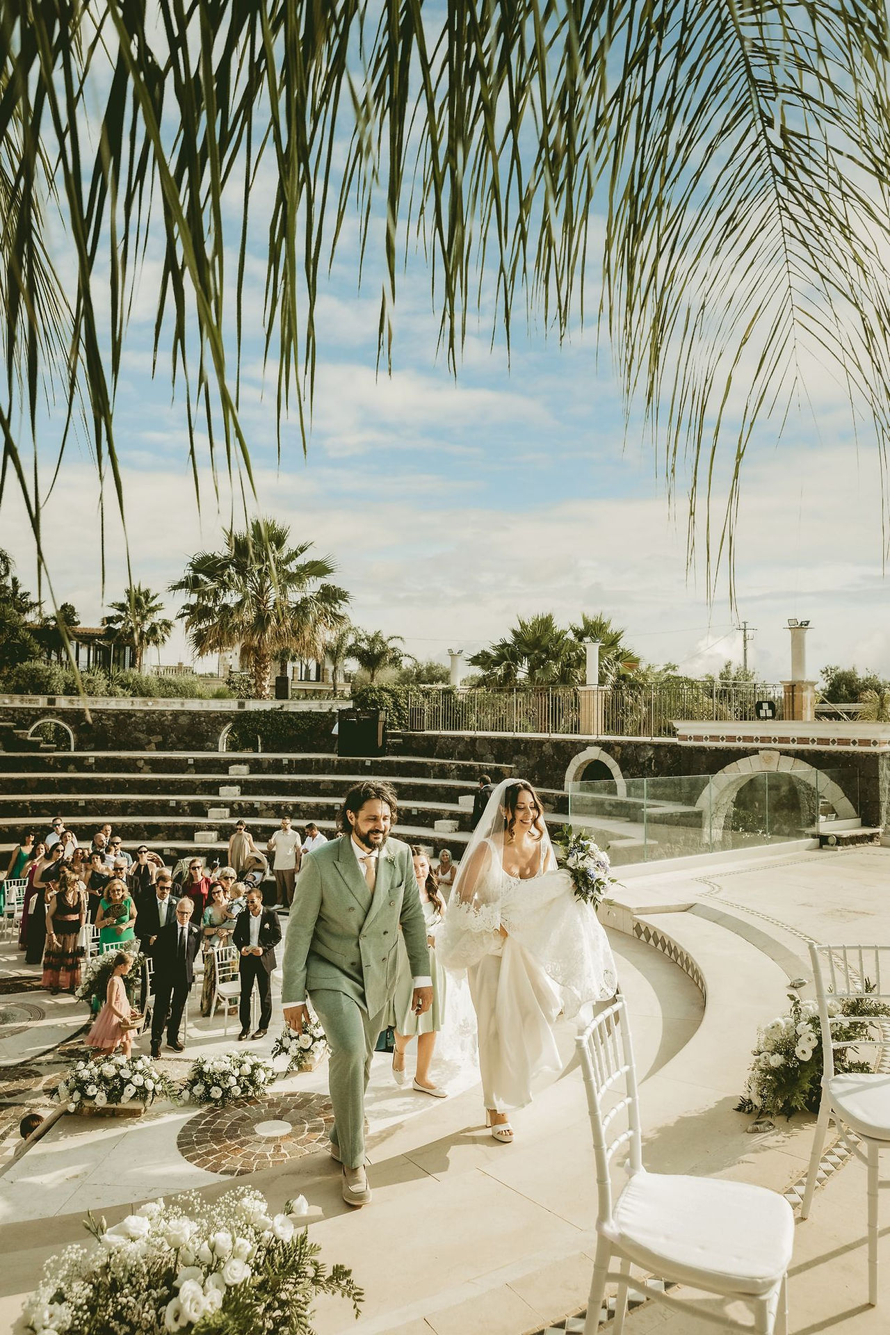 Thalos Events. I momenti del rito civile di un matrimonio, nella splendida Arena. 