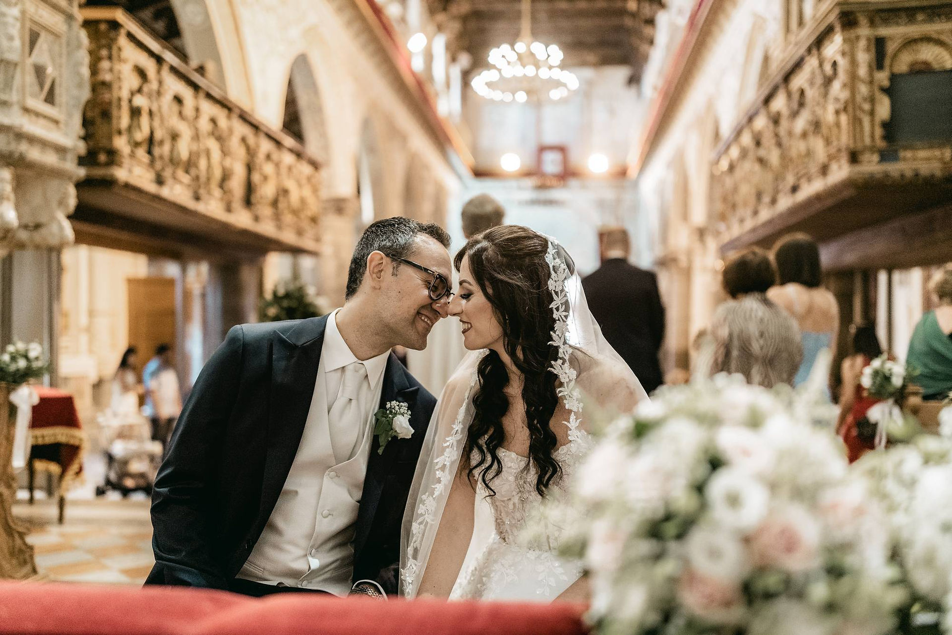 Real Wedding Marco e Francesca -  Gli sposi all'altare