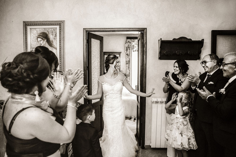 I momenti dei preparativi assieme alle amiche e alla mamma 3