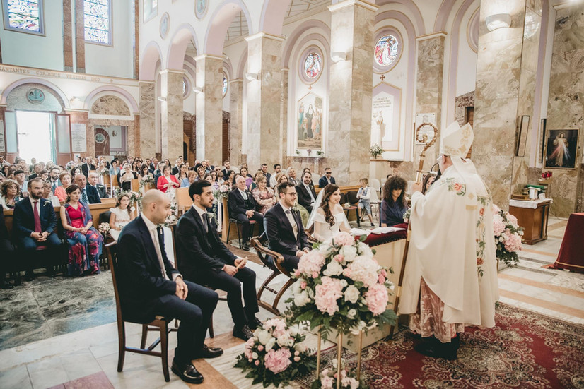 Interni della Chiesa del Sacro Cuore – wedding setting