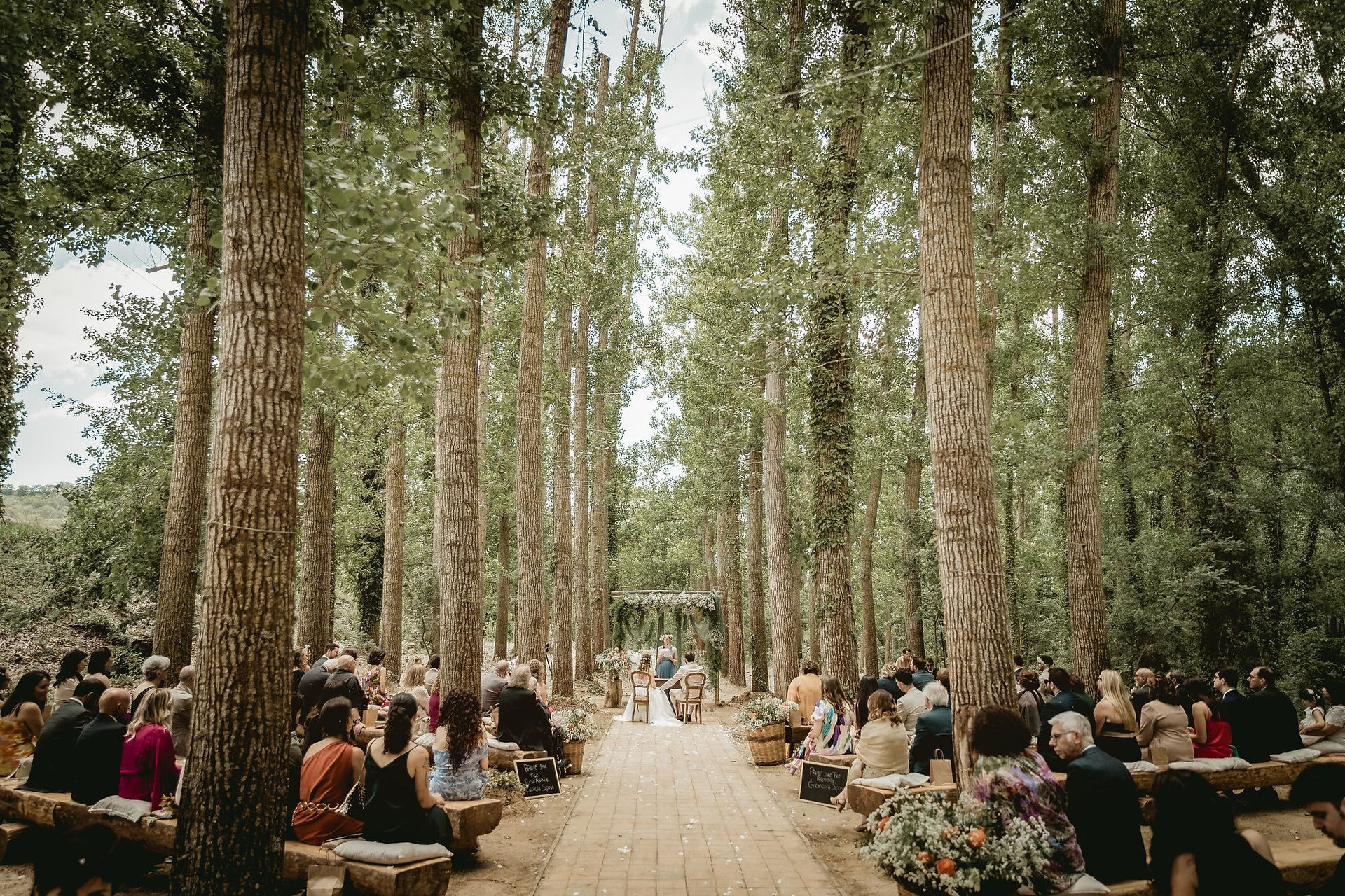 Matrimonio nel bosco a Tenuta Savoca
