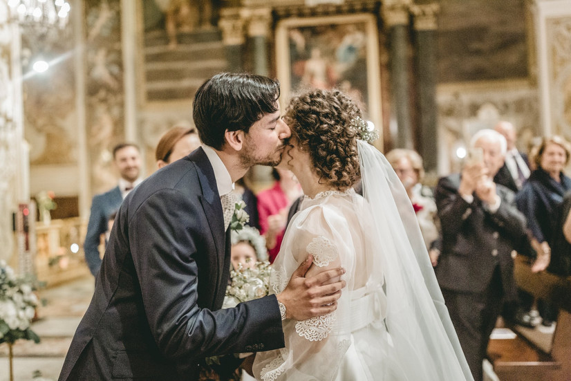 Il momento dell'incontro della sposa con il suo sposo