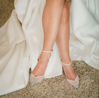 Matrimonio Romina e Andrea. Le scarpe della sposa