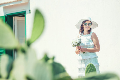 Servizio fotografico di Matrimonio a Favignana - La sposa si prapara