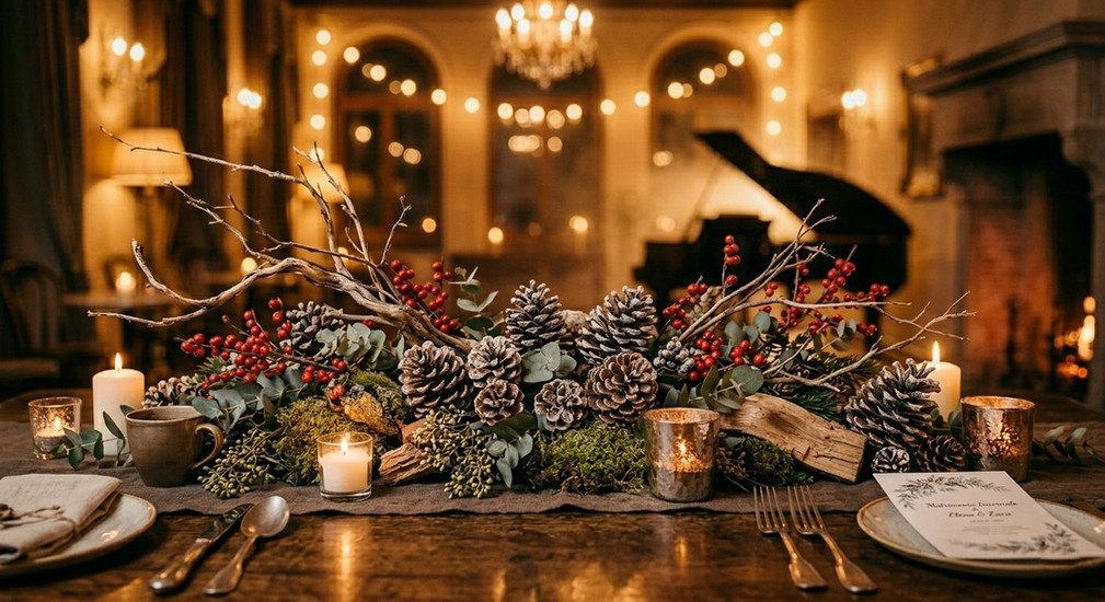 Tavola invernale ad un matrimonio 1