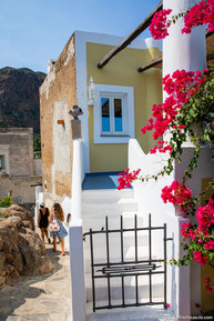 Vicoli tipici nelle Isole Eolie