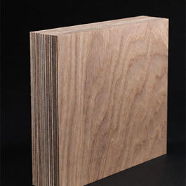Versatile engineered wood for furniture and panels.
Example: Video of inlay cutting on plywood.