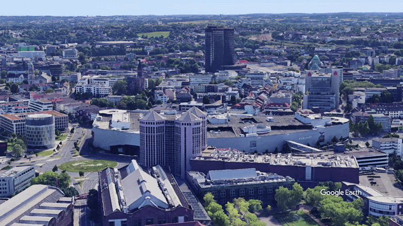 publicité innovante 3d  google earth