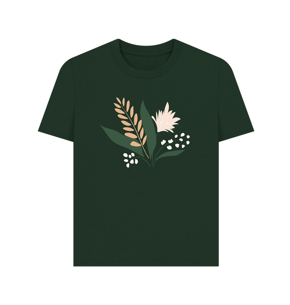 Thumbnail: Bouquet - 100% Certified Organic Cotton Women's T-shirt