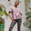 Thumbnail: Wildflowers Black - 100% Certified Organic Cotton Women's Relaxed T-Shirt