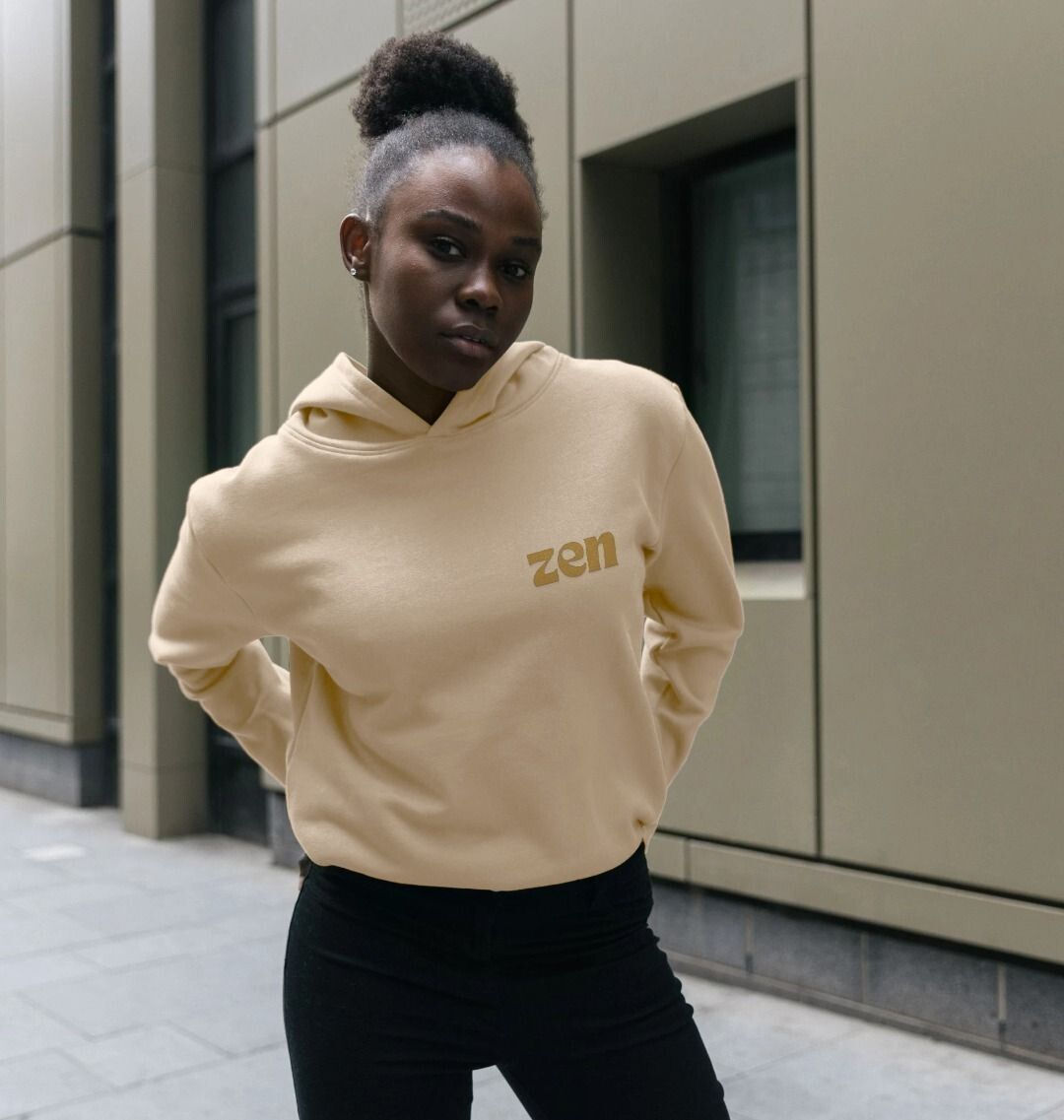 Zen - 100% Certified Organic Cotton Women's Relaxed Fit Hoodie