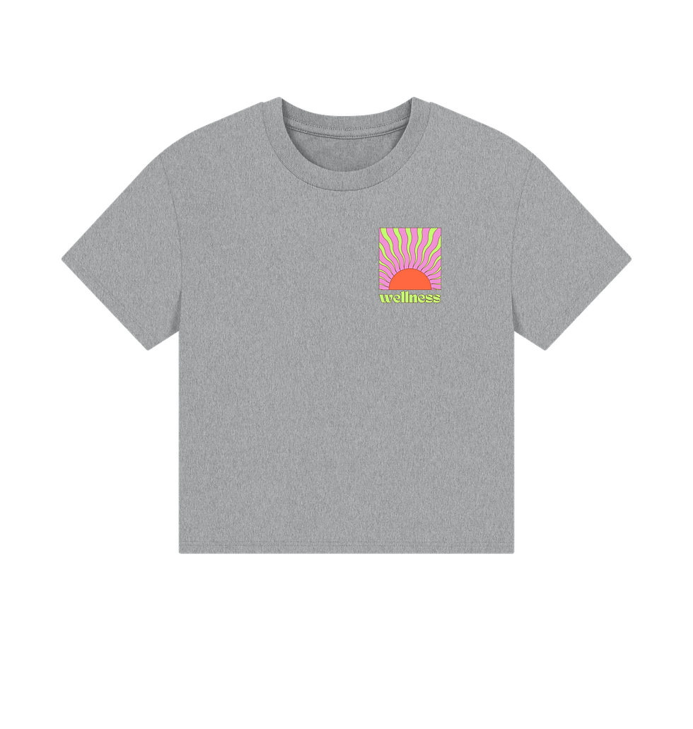 Thumbnail: Wellness - 100% Certified Organic Cotton Women's Boxy T-Shirt