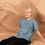 Thumbnail: Wildflowers Black - 100% Certified Organic Cotton Women's Relaxed T-Shirt