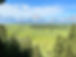 Serene mountain and nature scenery with blue sky as far as the eye can see inspiring wanderlust and nature adventures