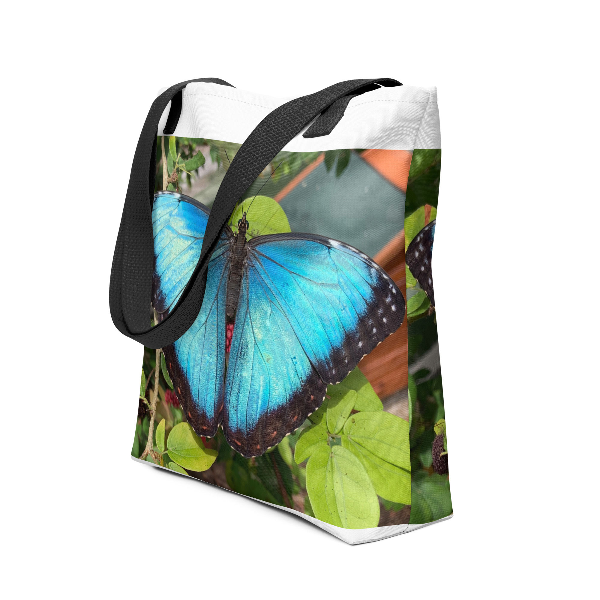 15 x 15 Tote Bag Blue Butterfly - Scottsdale, AZ