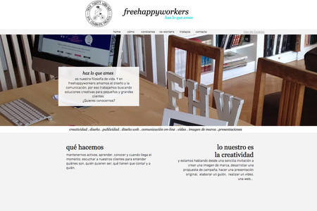 freehappyworkers: Presentación freehappyworkers, nuestro estudio creativo especializado en creatividad, diseño, publicidad, diseño web,comunicación on-line, vídeo, imagen de marca, presentaciones.