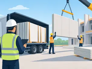 How to Coordinate Wall Panel Delivery on Site