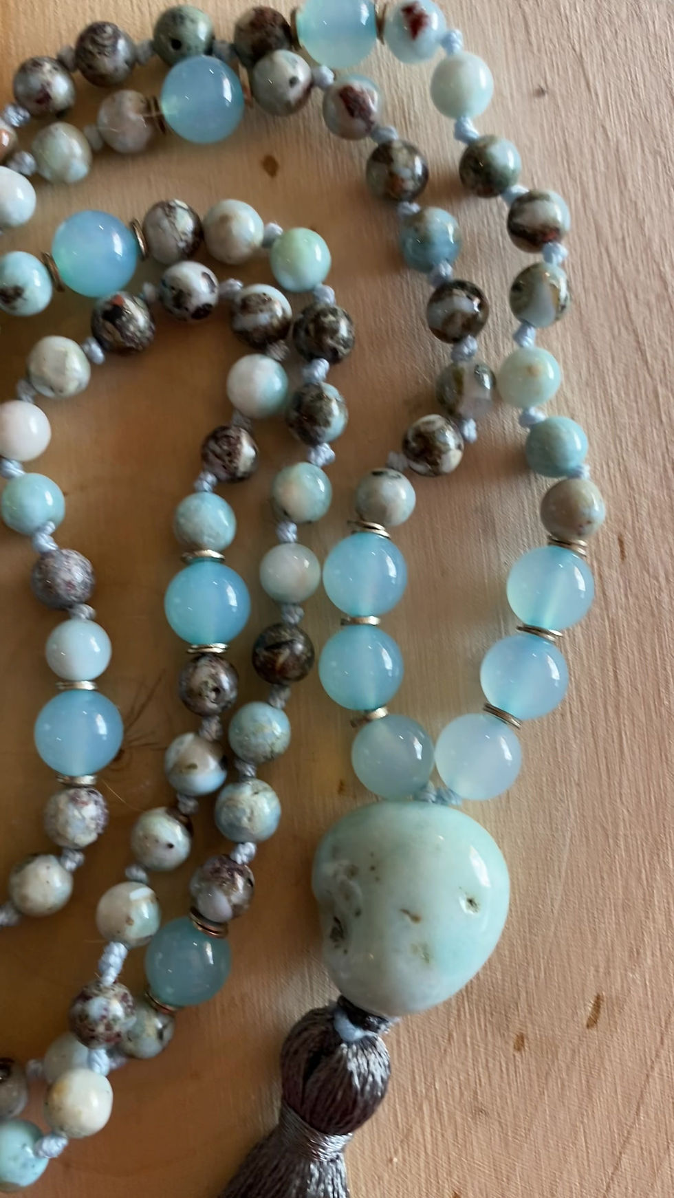 Thumbnail: Larimar Quiet Confidence Mala Necklace