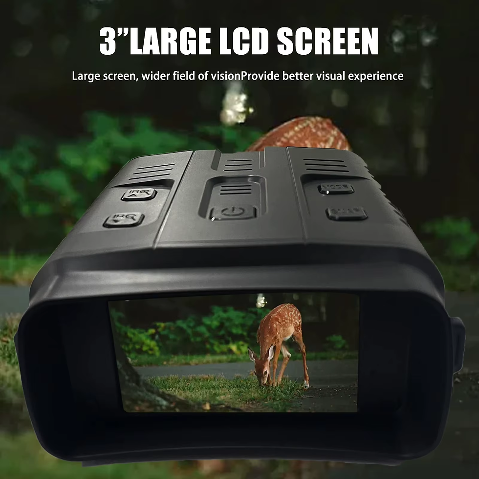 תמונה ממוזערת: 4K Night Vision Binocular Device 10X Digital Zoom Full Dark 800M Infrared Wifi T