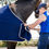 Thumbnail: Elevate Fleece Show Rug / Navy / 5'6