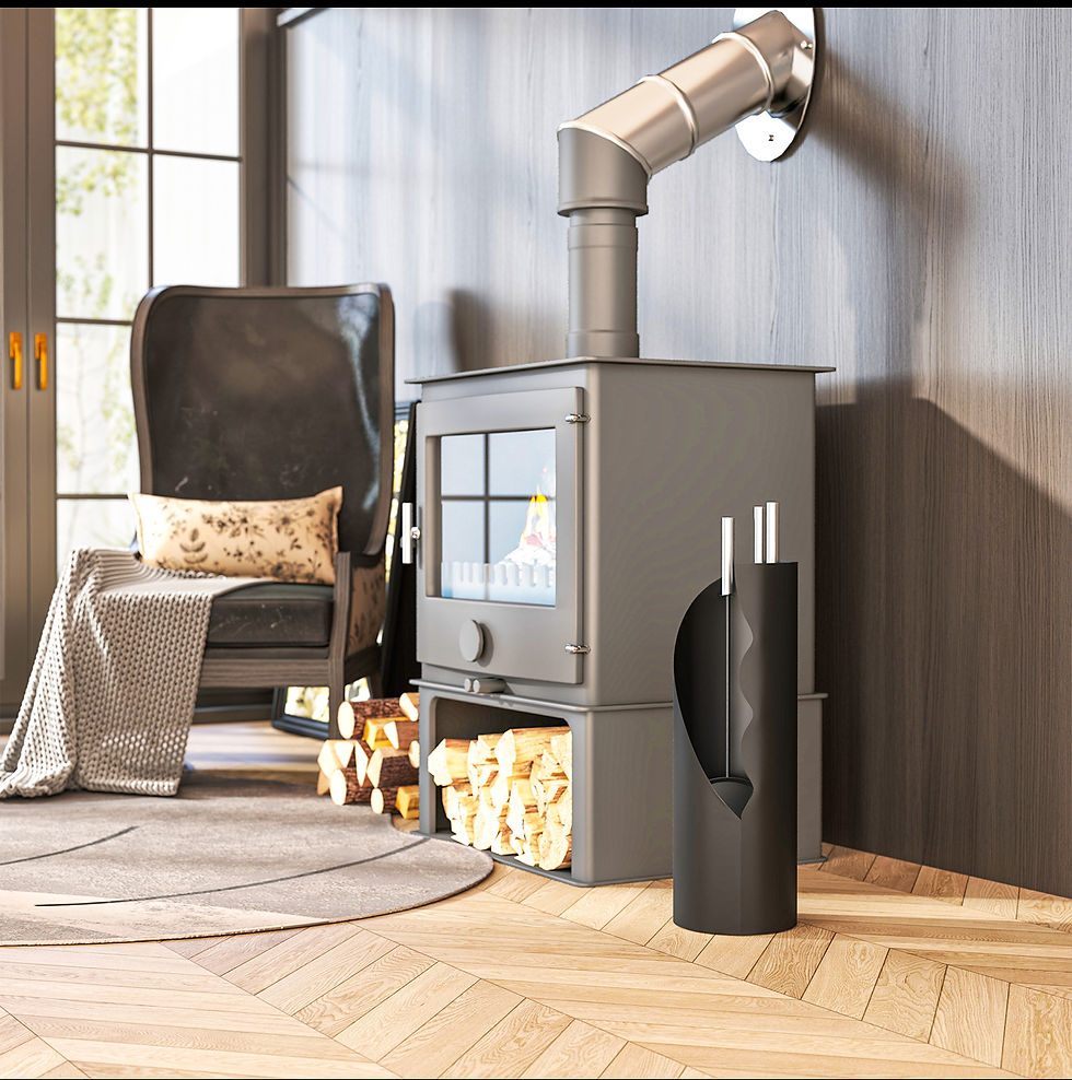 Thumbnail: 4 Pieces Fireplace Tools Set