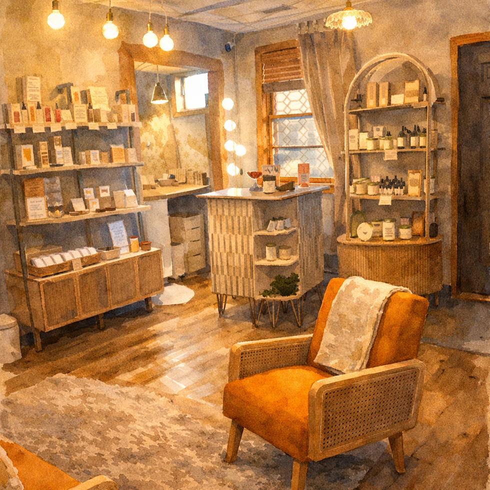 Lobby of TULA Wellness Studio