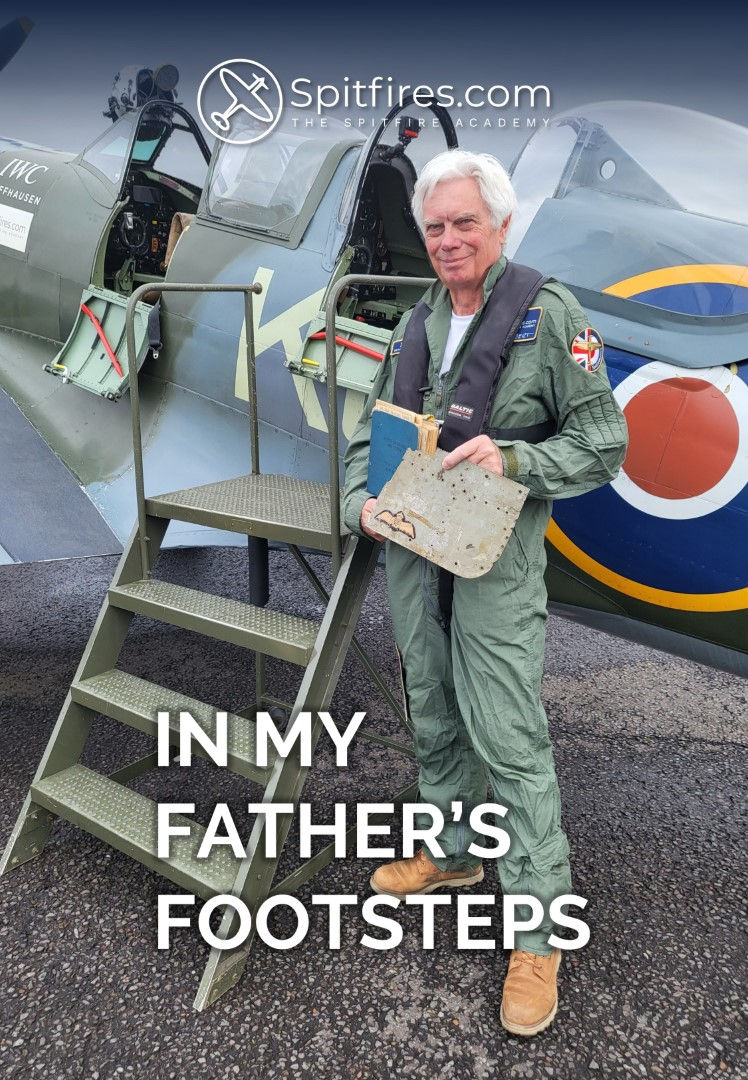 Robert Vose after his Spitfire flight