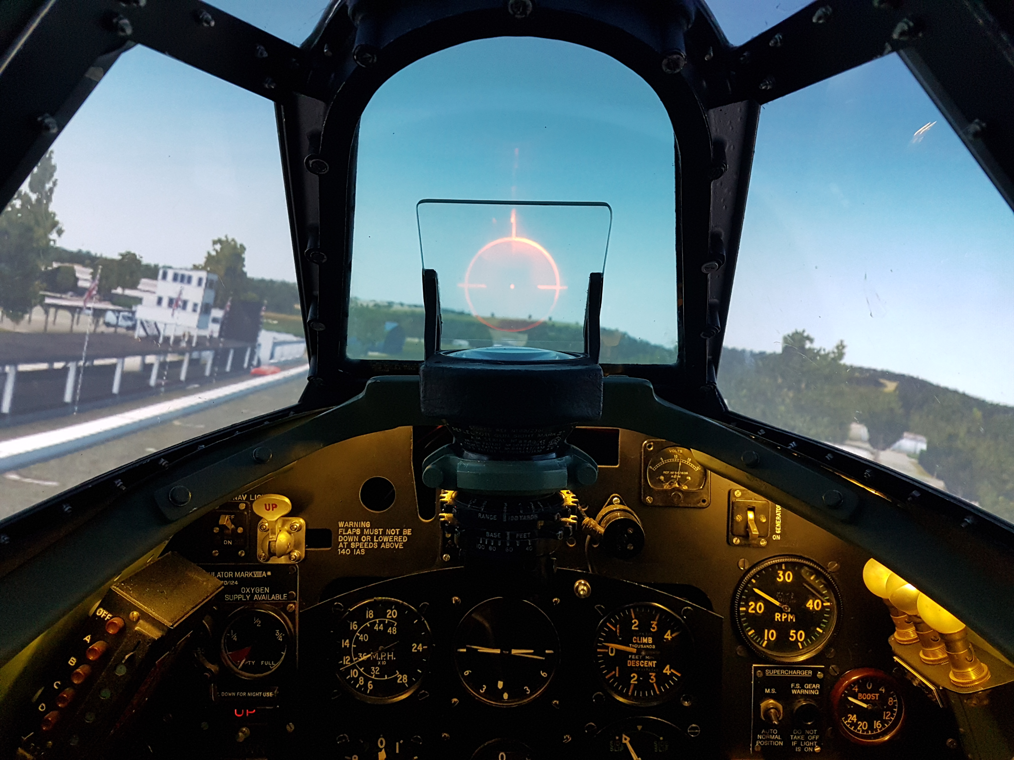 Boultbee Flight Academy Spitfire MK9 Simulator