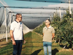 Valente works with apple grower to overcome hail, sun and pests in one solution.