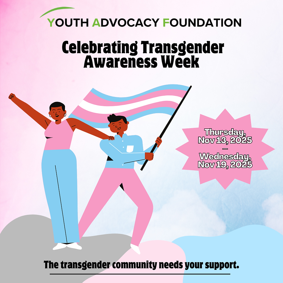 Celebrating Transgender Awareness Week