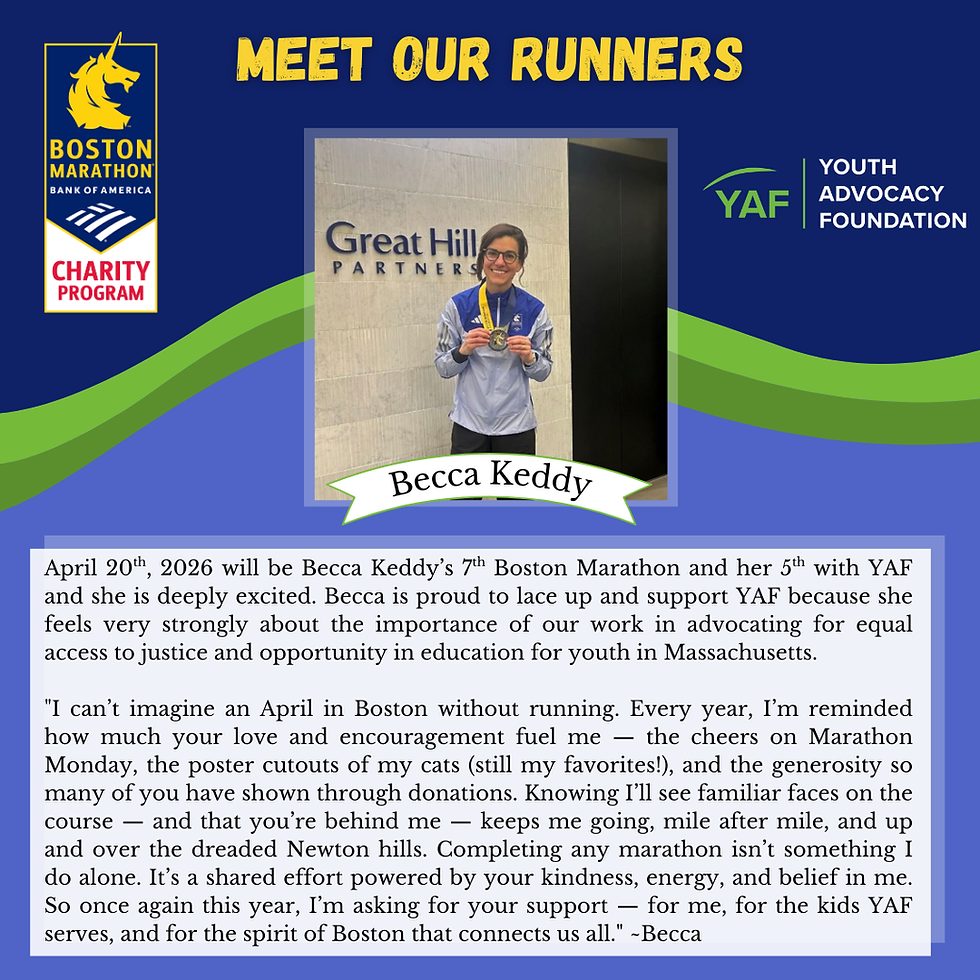     Meet Team YAF, Day 2, Becca Keddy