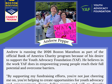 Meet TeamYAF, Day 1, Andrew Peppe