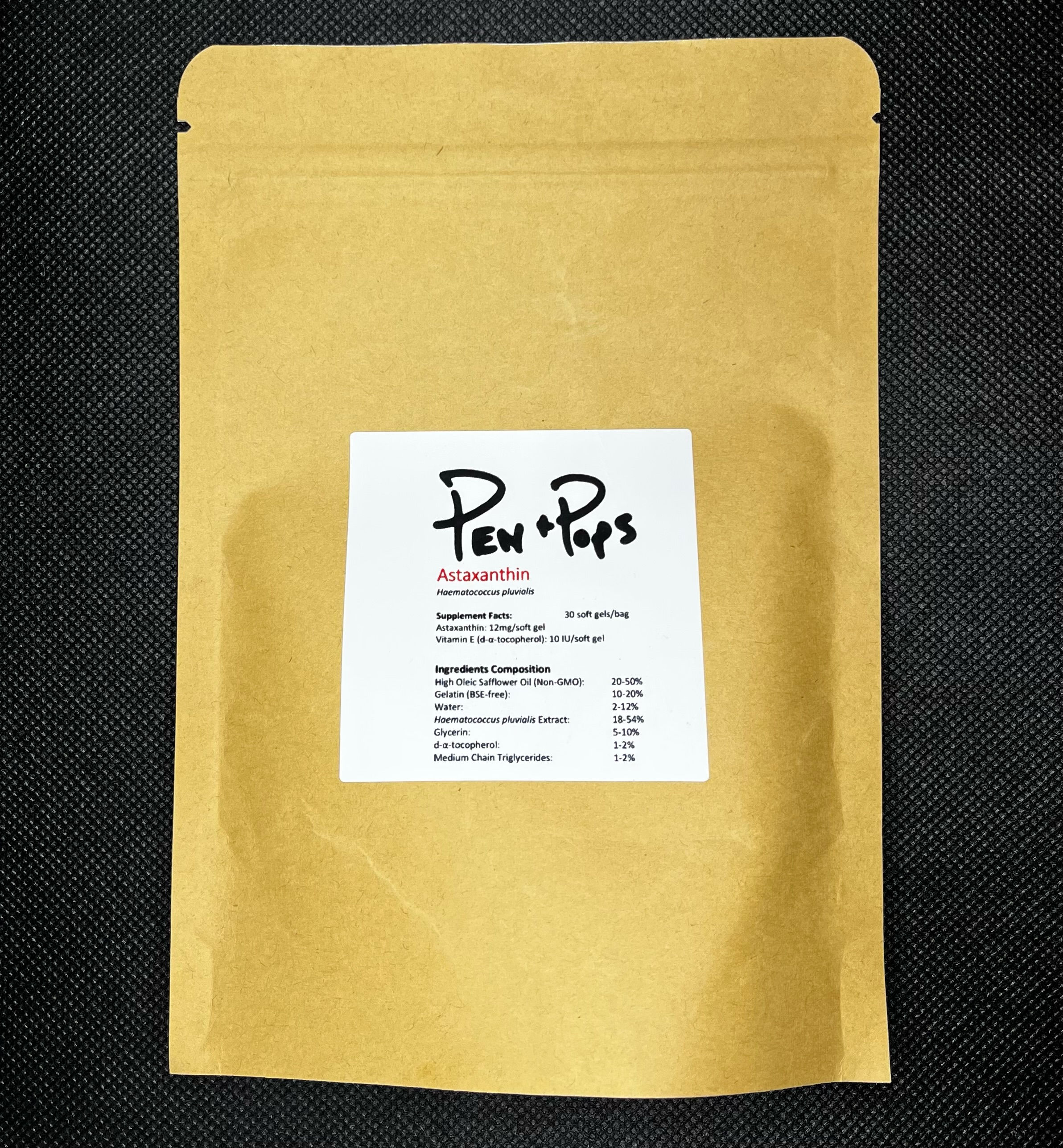 Astaxanthin package front