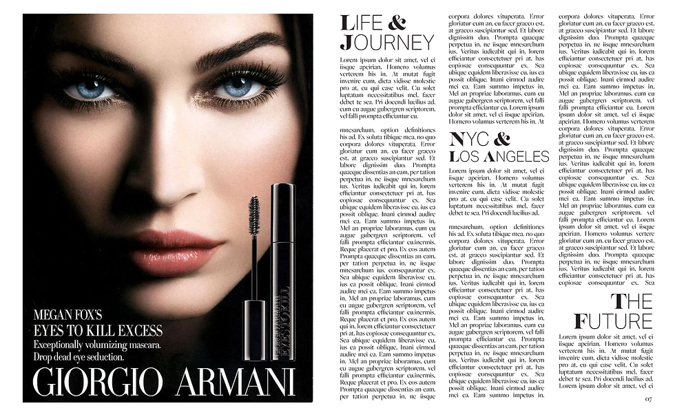 Opening Spread IG Models Magazine