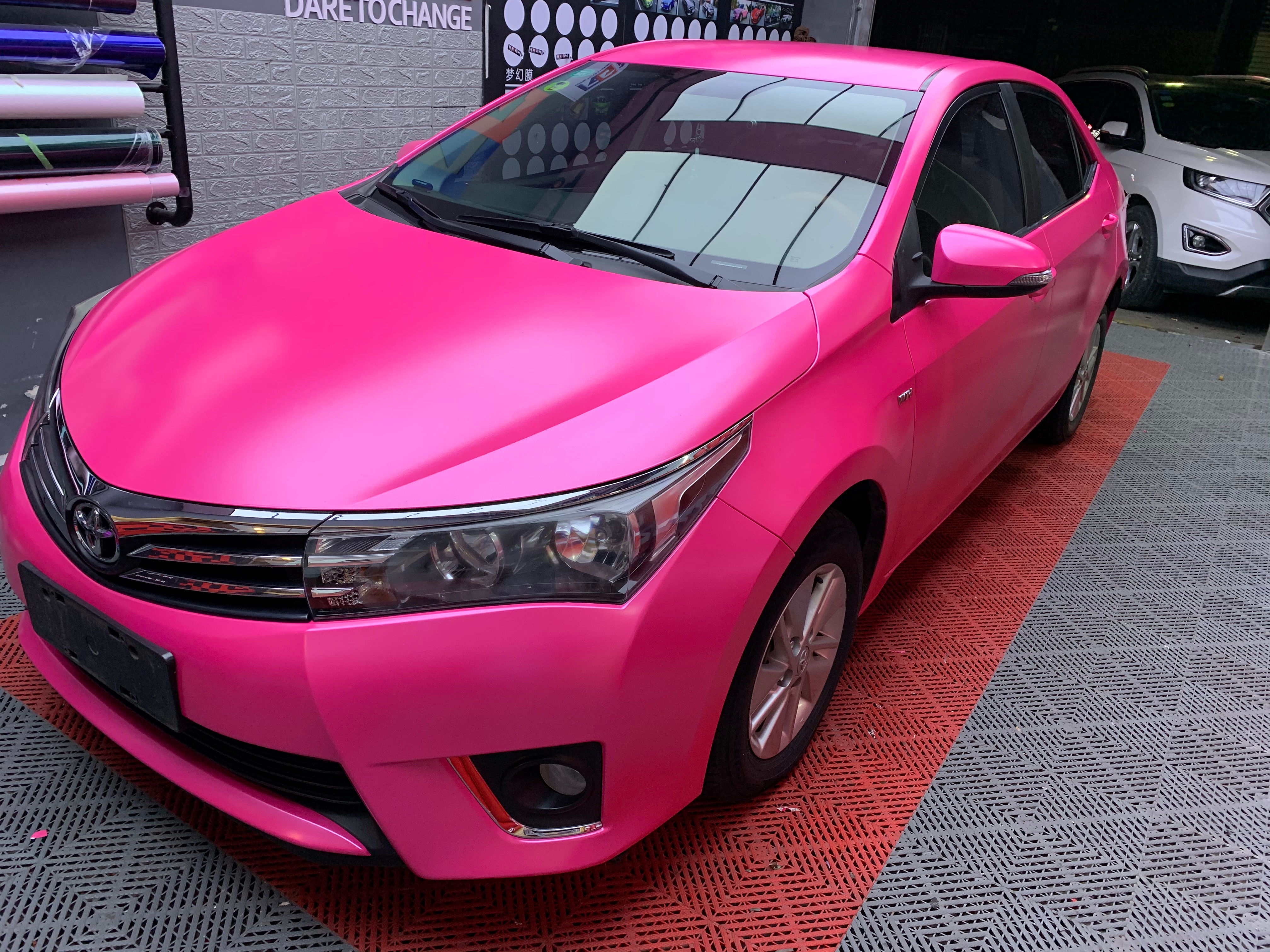 Matte Metallic Coral Pink