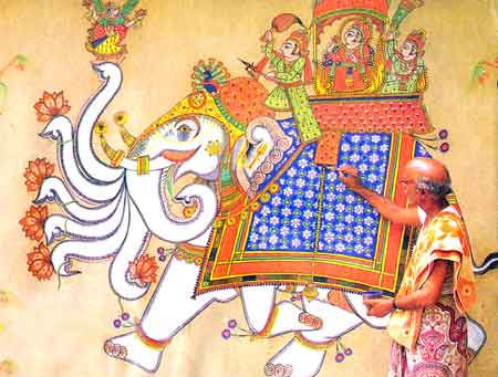 La pintura phad de Rajastán